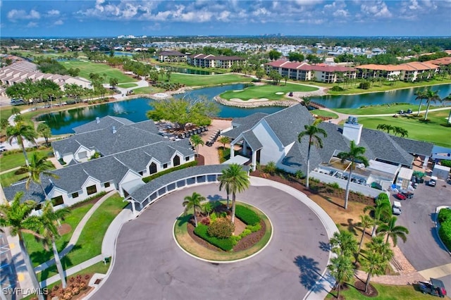 12170 Kelly Greens Blvd Unit 88, Fort Myers, FL 33908 - aerial view of residential area featuring a local golf course and a nearby body of water