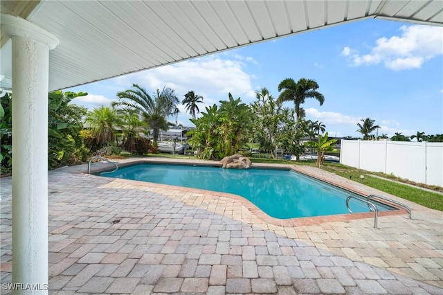 1442 Wellington Ct, Cape Coral, FL 33904 - view of pool featuring a patio area