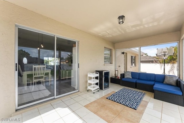 605 SW 18th Ter, Cape Coral, FL 33991 - view of patio / terrace with an outdoor living space