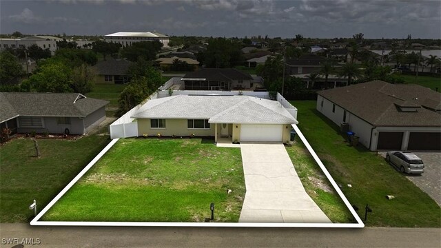 605 SW 18th Ter, Cape Coral, FL 33991 - aerial perspective of suburban area