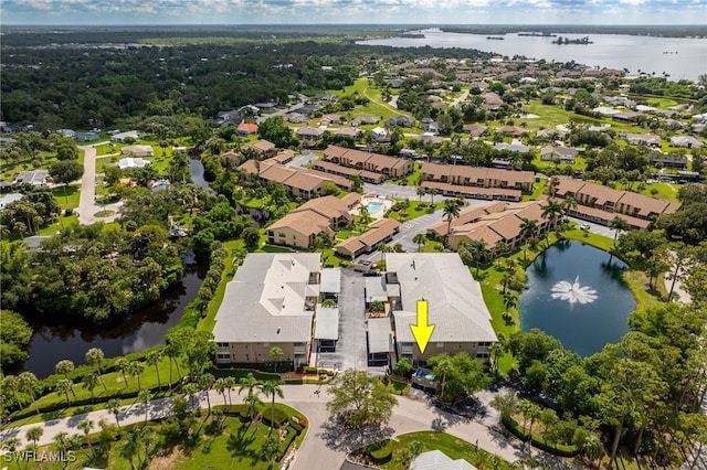 15250 Riverbend Blvd Unit 101, North Fort Myers, FL 33917 - aerial view of residential area with a nearby body of water