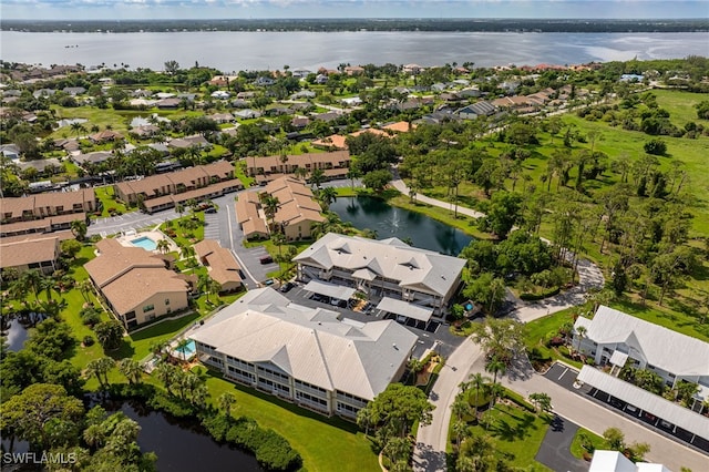 15250 Riverbend Blvd Unit 101, North Fort Myers, FL 33917 - aerial overview of property's location featuring nearby suburban area and a nearby body of water