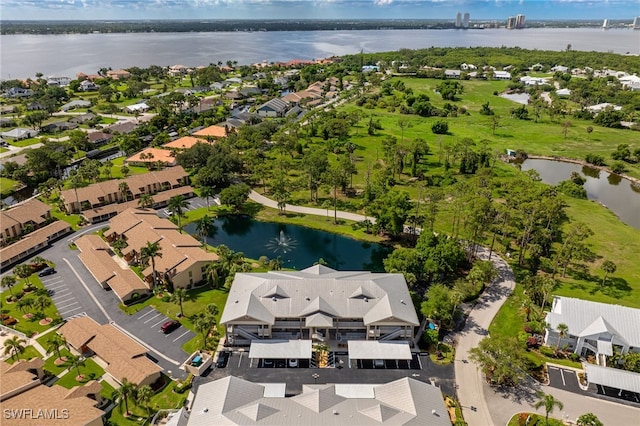 15250 Riverbend Blvd Unit 101, North Fort Myers, FL 33917 - aerial perspective of suburban area with a nearby body of water
