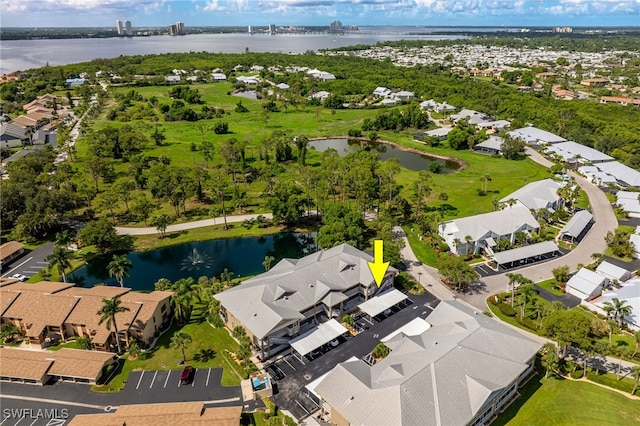 15250 Riverbend Blvd Unit 101, North Fort Myers, FL 33917 - aerial view of residential area featuring a nearby body of water