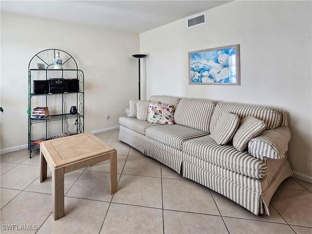 345 Mango St Unit 505, Fort Myers Beach, FL 33931 - living area featuring light tile patterned floors