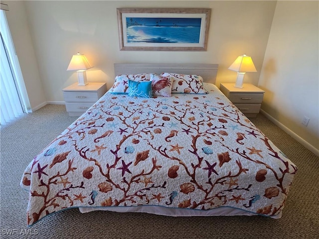 345 Mango St Unit 505, Fort Myers Beach, FL 33931 - carpeted bedroom with baseboards