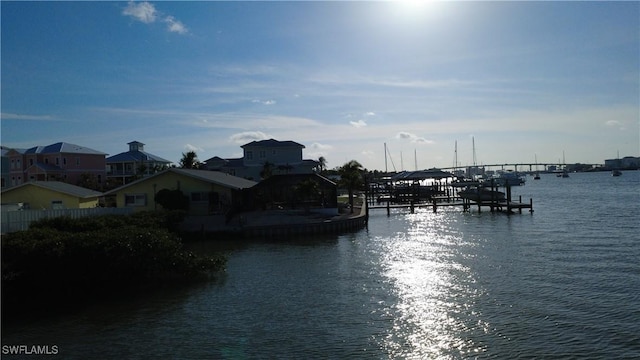 345 Mango St Unit 505, Fort Myers Beach, FL 33931 - water view with a dock and boat lift