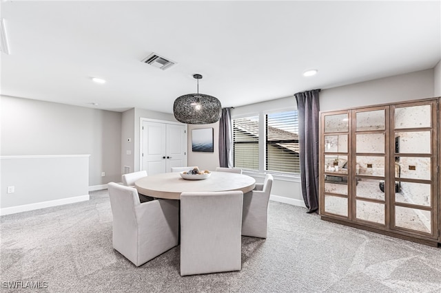 19604 Beechcrest Pl, Estero, FL 33928 - dining room with light carpet and recessed lighting