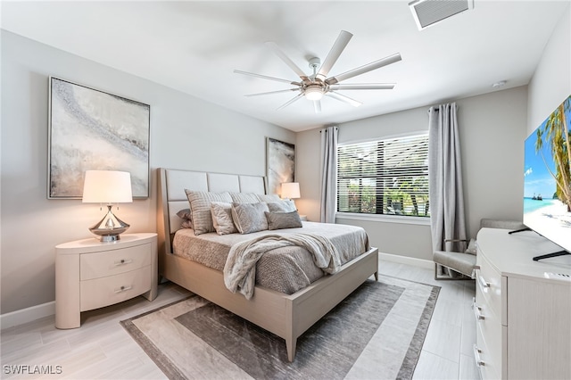 19604 Beechcrest Pl, Estero, FL 33928 - bedroom with baseboards and ceiling fan