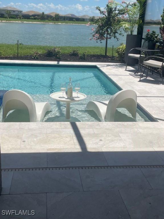 19604 Beechcrest Pl, Estero, FL 33928 - outdoor pool with a water view