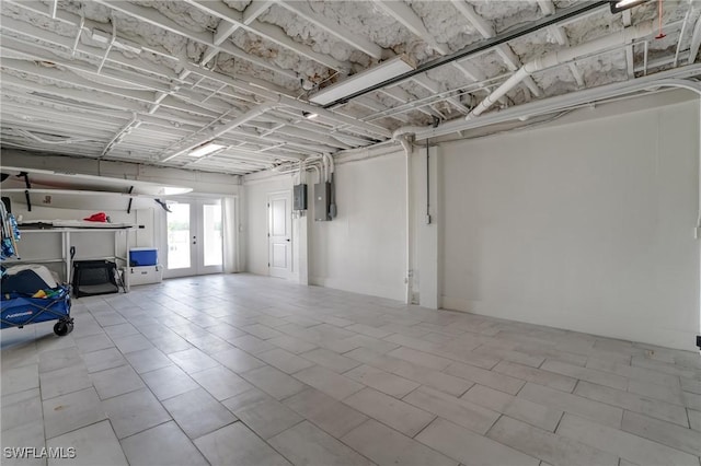 4031 Bayside Rd, Fort Myers Beach, FL 33931 - garage featuring french doors
