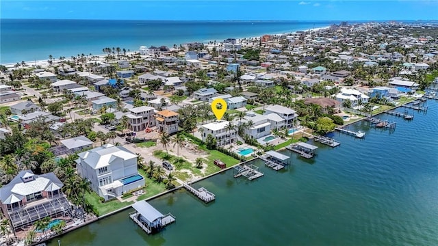 4031 Bayside Rd, Fort Myers Beach, FL 33931 - aerial view of residential area featuring a nearby body of water