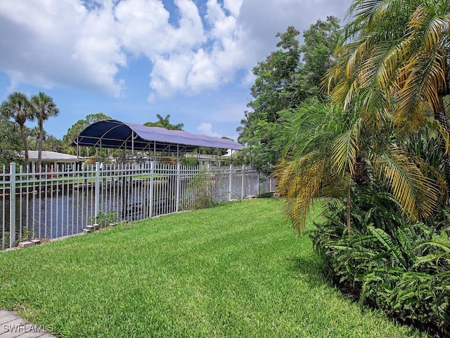 1486 13th Ave N, Naples, FL 34102 - view of yard featuring a water view