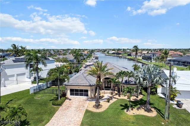 4007 Surfside Blvd, Cape Coral, FL 33914 - aerial view of residential area featuring a large body of water