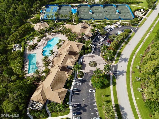 11217 Suffield St, Fort Myers, FL 33913 - bird's eye view of a pool