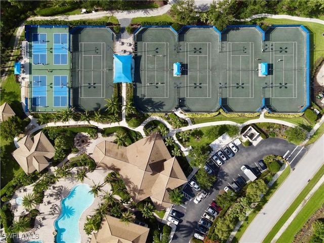 11217 Suffield St, Fort Myers, FL 33913 - bird's eye view of a pool area
