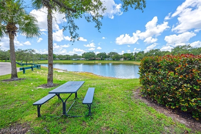 12330 Notting Hill Ln Unit 14, Bonita Springs, FL 34135 - view of home's community with a water view and a yard