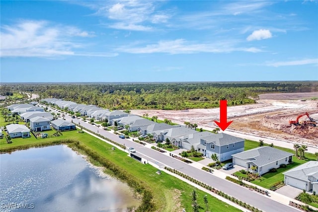 43837 Cattleman Dr, Punta Gorda, FL 33982 - aerial perspective of suburban area with a large body of water