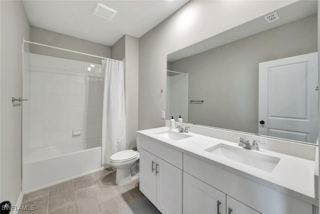 43837 Cattleman Dr, Punta Gorda, FL 33982 - full bath featuring shower / bath combo with shower curtain and double vanity