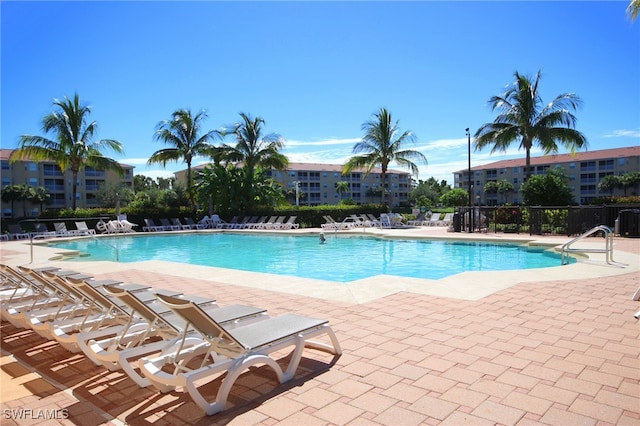 8550 Kingbird Loop Unit 629, Estero, FL 33967 - community pool featuring a patio