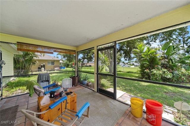 1720 NW 14th Pl, Cape Coral, FL 33993 - view of unfurnished sunroom