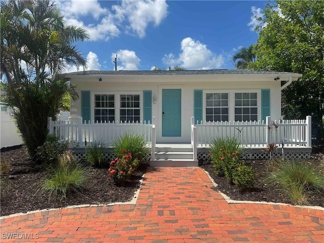 1012 Ridge St, Naples, FL 34103 - view of front of property featuring a porch