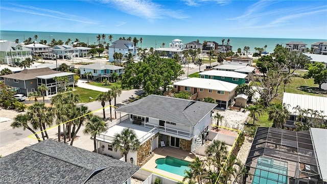 131 Bay Mar Dr, Fort Myers Beach, FL 33931 - aerial view of residential area featuring a large body of water