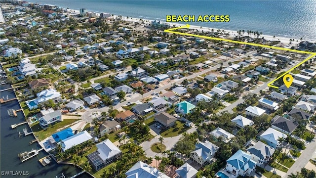 131 Bay Mar Dr, Fort Myers Beach, FL 33931 - view of property location with a large body of water