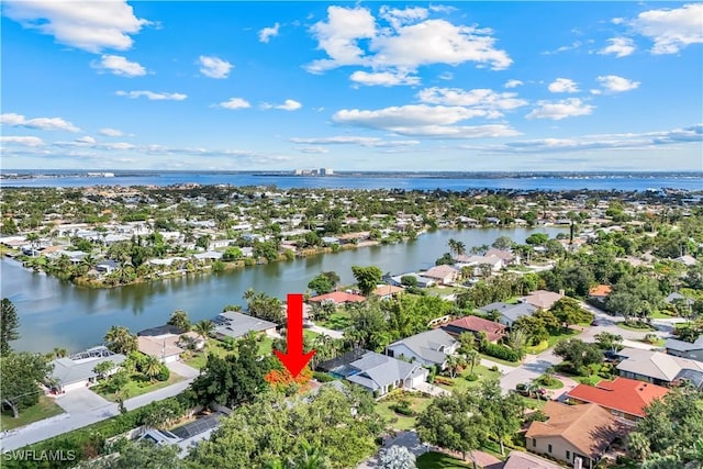 15878 Gleneagle Ct, Fort Myers, FL 33908 - aerial view of residential area with a large body of water
