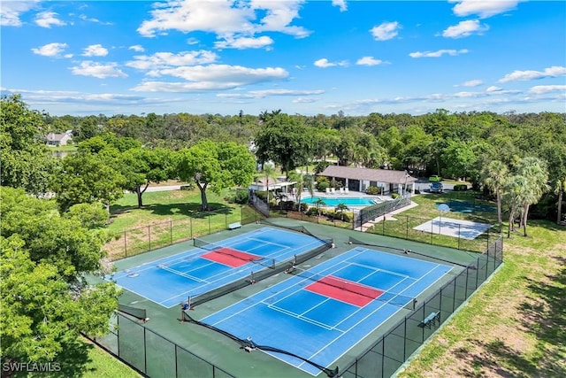 15878 Gleneagle Ct, Fort Myers, FL 33908 - view of tennis court