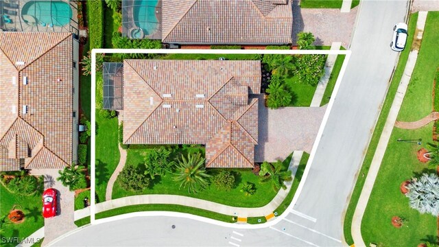 3668 Treasure Cove Ct, Naples, FL 34114 - aerial overview of property's location with property boundaries highlighted