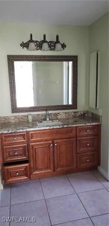 15539 Horseshoe Ln, Fort Myers, FL 33905 - bathroom featuring vanity and tile patterned floors