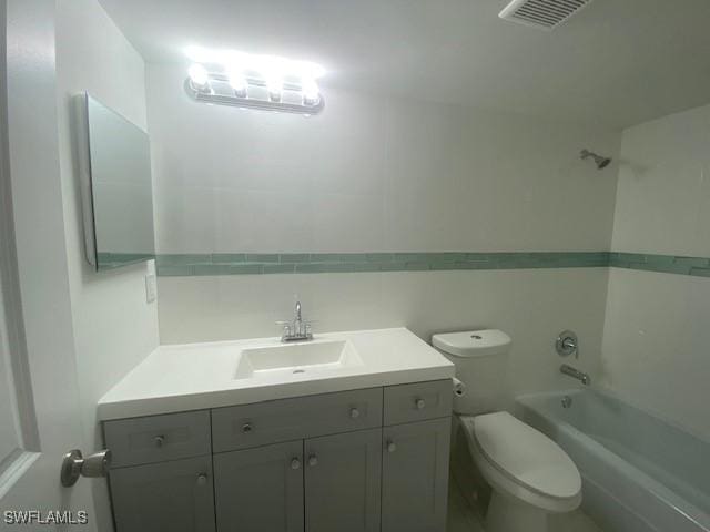 3325 Airport Pulling Rd N Unit F1, Naples, FL 34105 - full bathroom featuring vanity and shower / tub combination