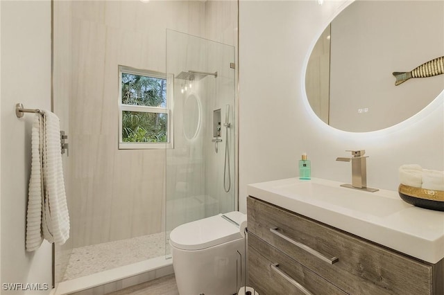 364 Logan Blvd S, Naples, FL 34119 - bathroom with walk in shower and vanity
