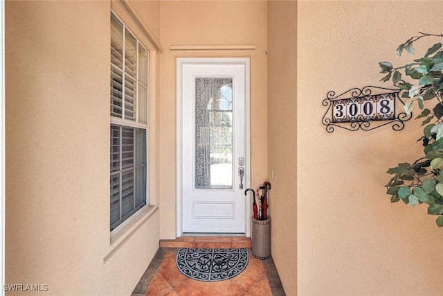 3008 Ellice Way, Naples, FL 34119 - entrance to property with stucco siding
