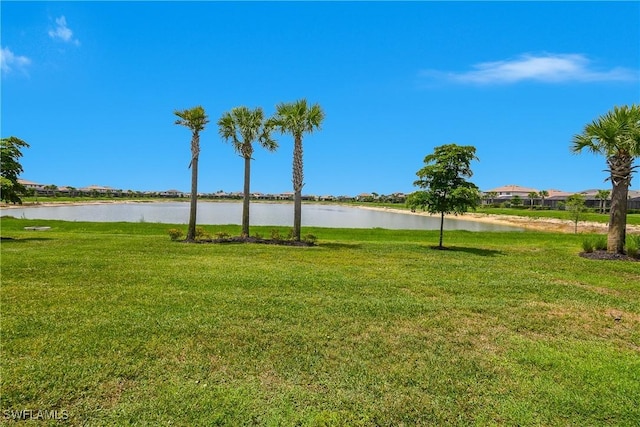 20028 Napa Loop, Estero, FL 33928 - view of grassy yard featuring a water view
