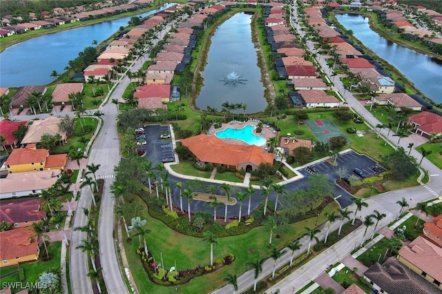 11288 Red Bluff Ln, Fort Myers, FL 33912 - aerial overview of property's location with nearby suburban area and a large body of water