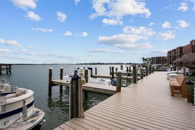 1085 Bald Eagle Dr Unit F409, Marco Island, FL 34145 - dock featuring a water view