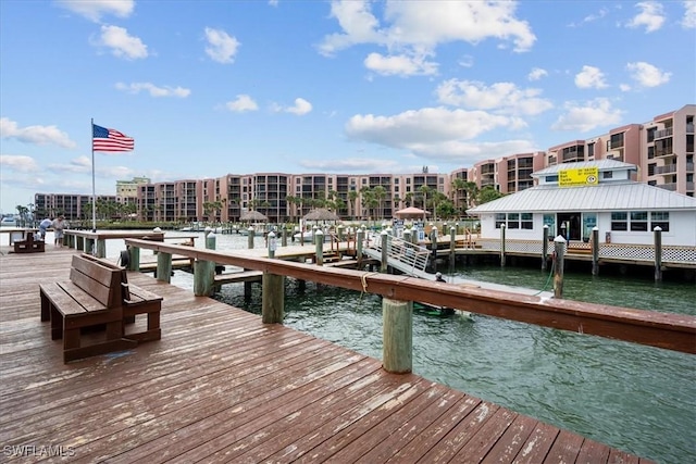 1085 Bald Eagle Dr Unit F409, Marco Island, FL 34145 - dock area with a water view