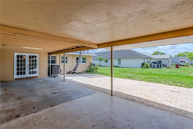 2414 Braman Ave, Fort Myers, FL 33901 - view of patio / terrace featuring french doors