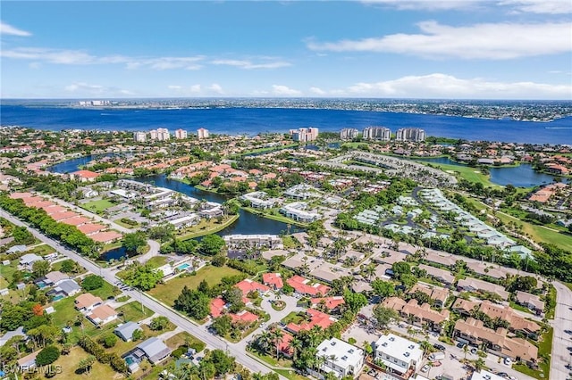 7208 Saint Anns Ct, Fort Myers, FL 33908 - aerial perspective of suburban area featuring a nearby body of water