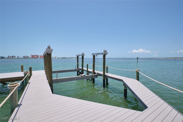 938 San Carlos Dr, Fort Myers Beach, FL 33931 - dock featuring a water view