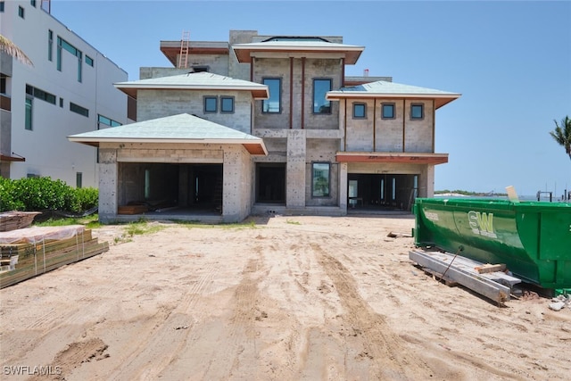 938 San Carlos Dr, Fort Myers Beach, FL 33931 - view of front facade with a garage