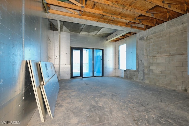 938 San Carlos Dr, Fort Myers Beach, FL 33931 - basement with concrete block wall