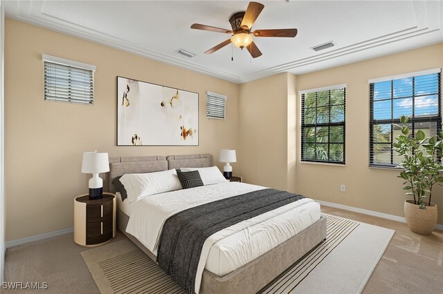 11999 Palba Way Unit 6405, Fort Myers, FL 33912 - bedroom with carpet and a ceiling fan