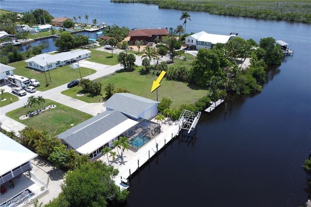 5251-5253 Serenity Cv, Bokeelia, FL 33922 - bird's eye view of a large body of water