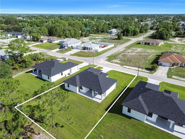 3513 36th St SW, Lehigh Acres, FL 33976 - aerial perspective of suburban area