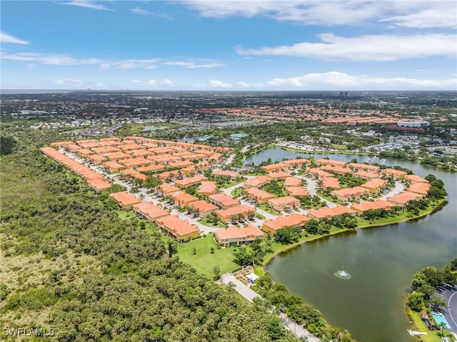16142 Via Solera Cir Unit 103, Fort Myers, FL 33908 - drone / aerial view of a nearby body of water