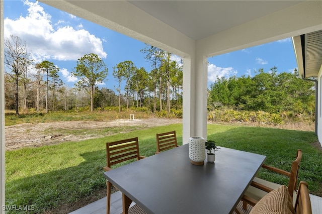 3587 18th Ave SE, Naples, FL 34117 - view of patio / terrace with outdoor dining area