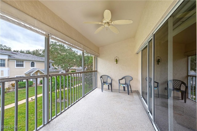 2852 Aintree Ln Unit K201, Naples, FL 34112 - sunroom / solarium with ceiling fan